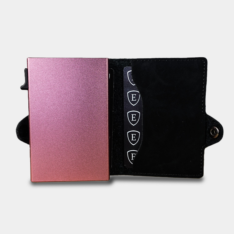 Pack Billetera Black Pink + Localizador