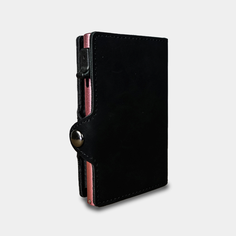 Pack Billetera Black Pink + Localizador