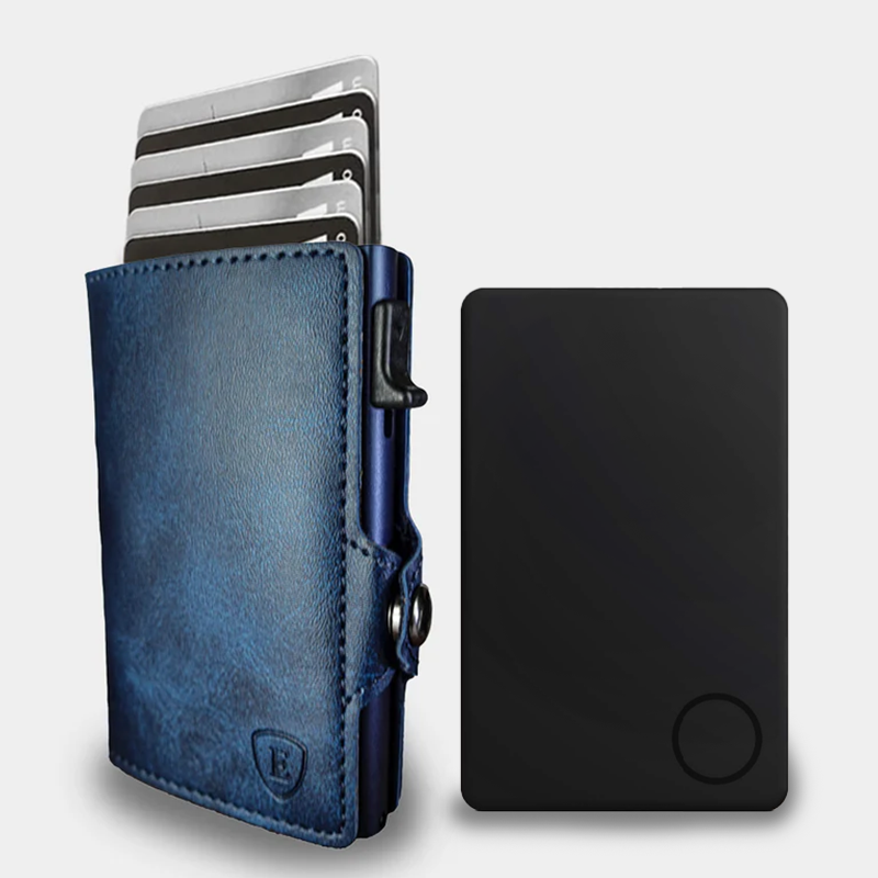 Pack Billetera Midnight Blue + Localizador