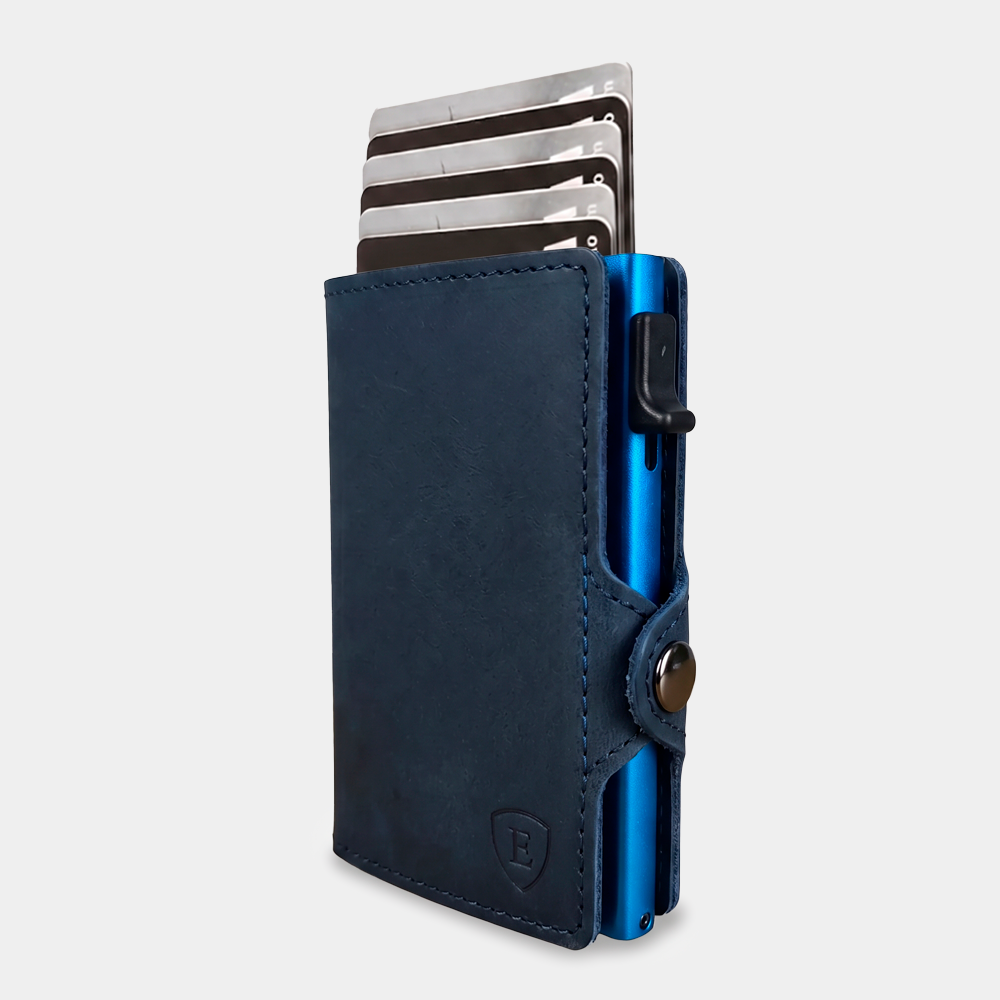 LEATHER BLUE (100% Cuero)