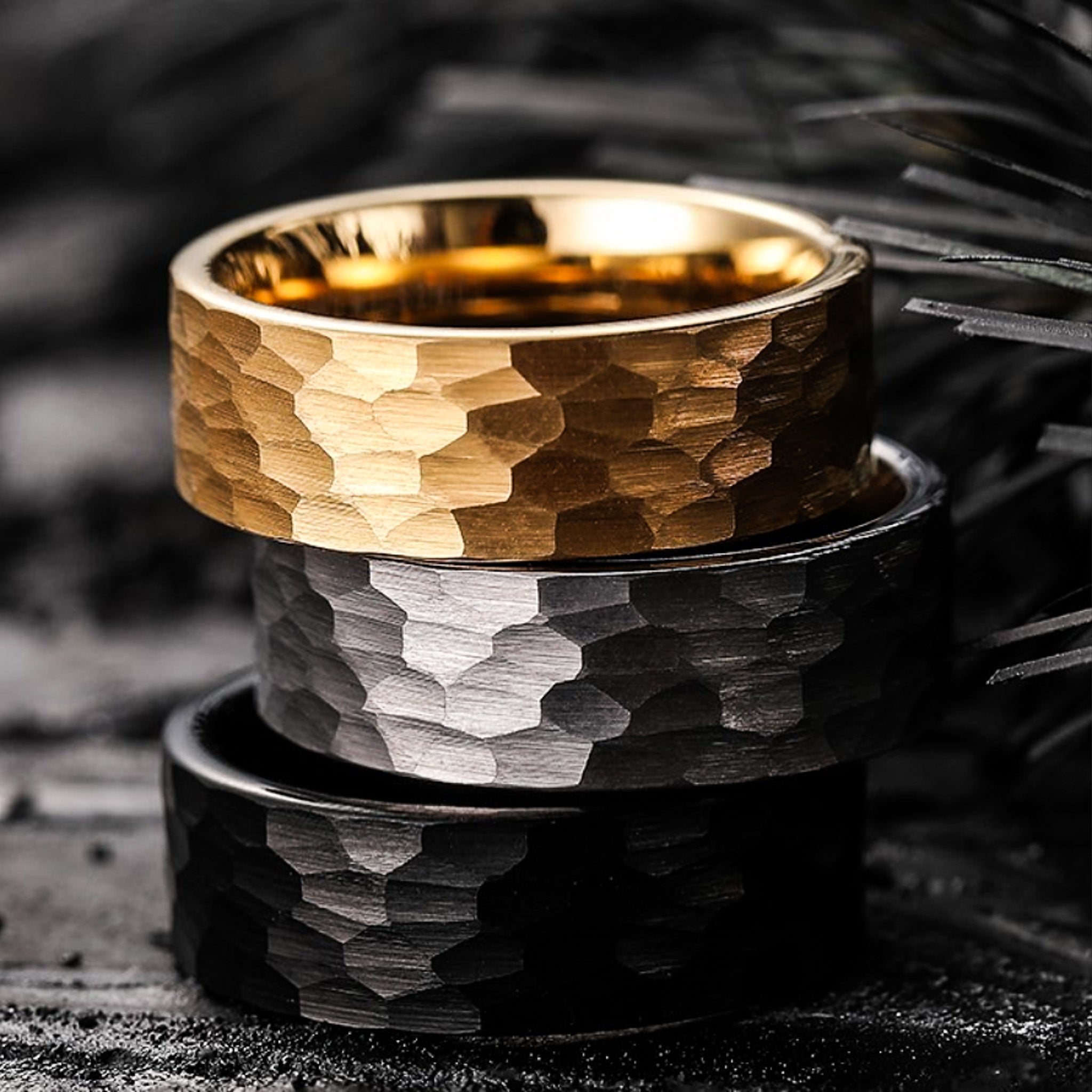 Hammered GOLD/BLACK