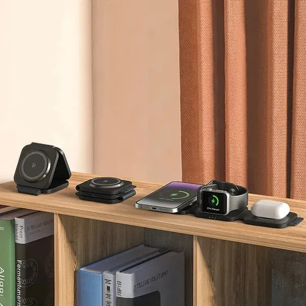 Cargador inalámbrico 3 en 1