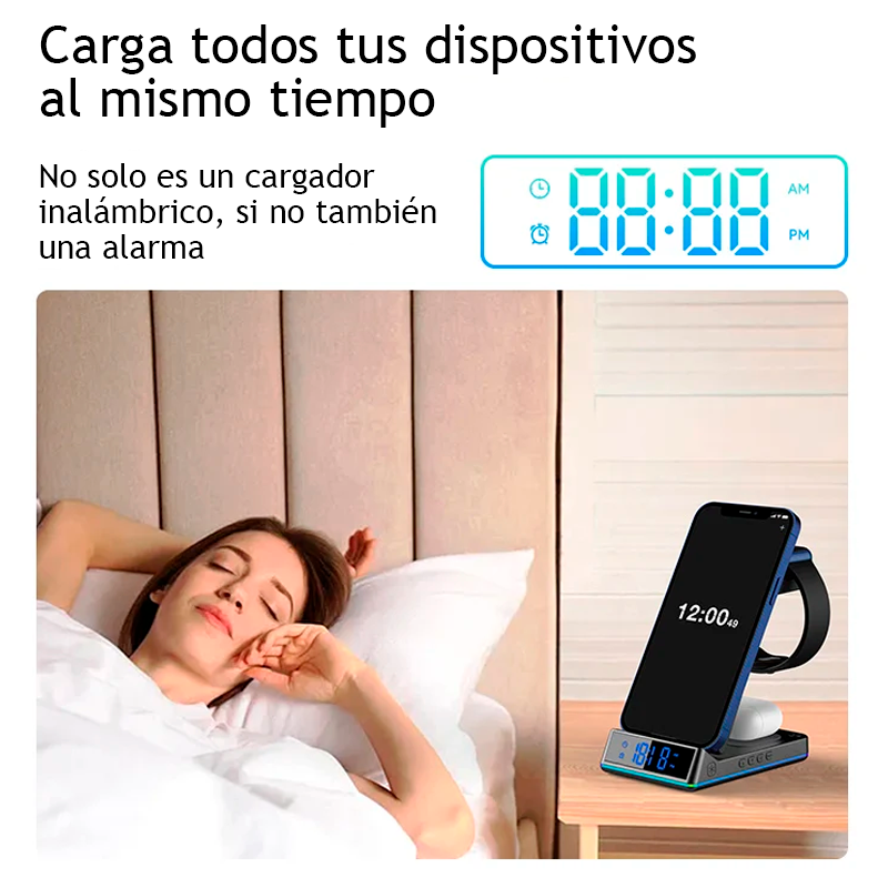 Cargador inalámbrico 5 en 1 byXmag