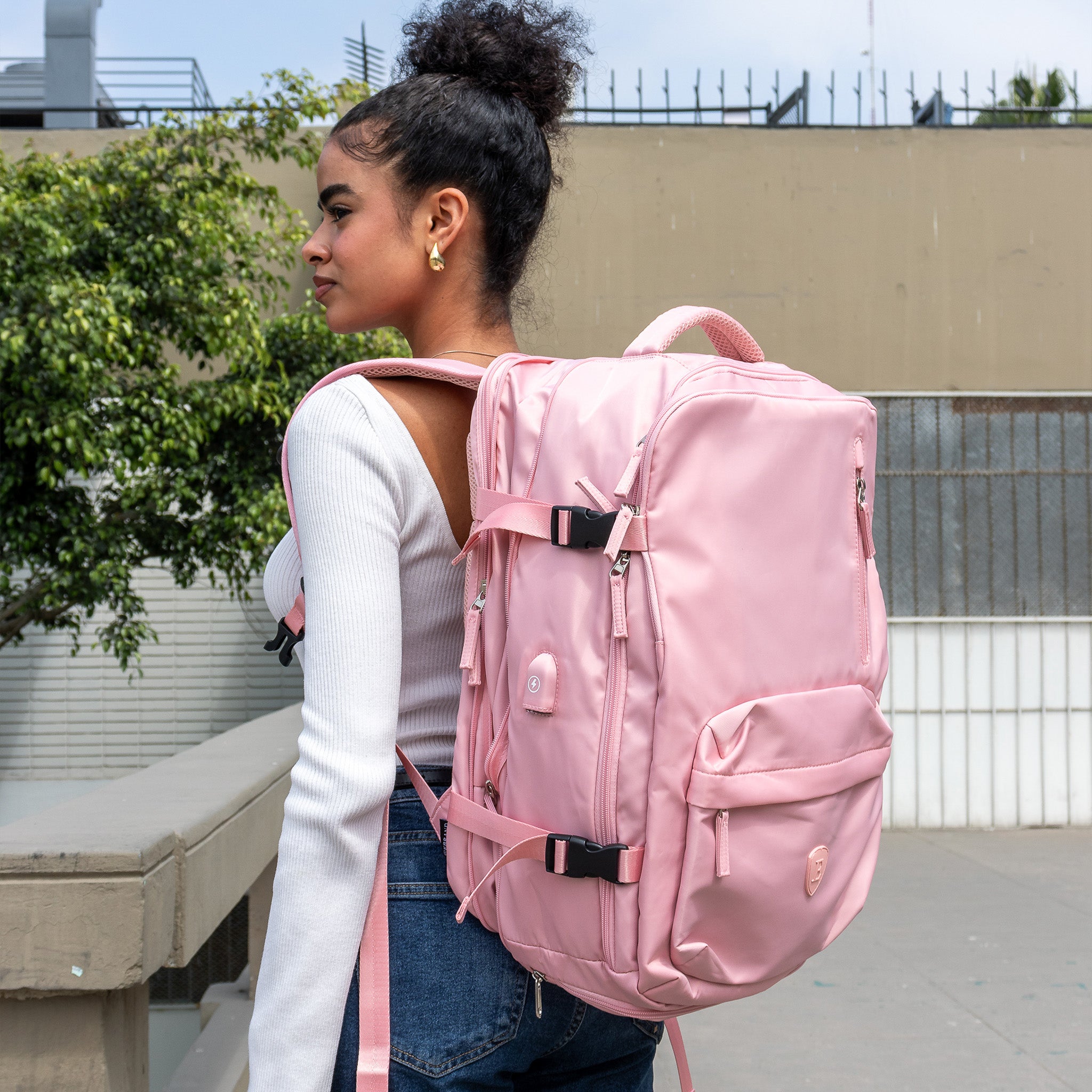 Preventa Travel Backpack Pink