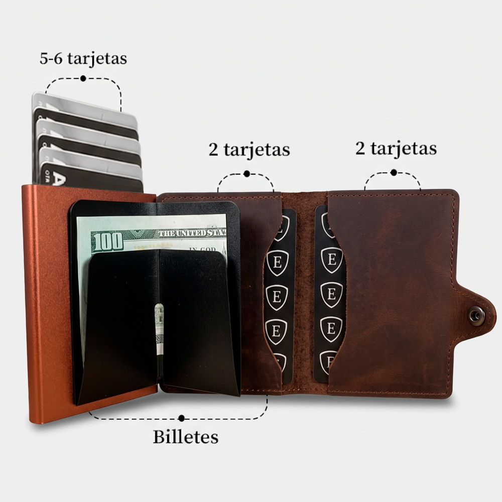 LEATHER DARK BROWN (100% Cuero)
