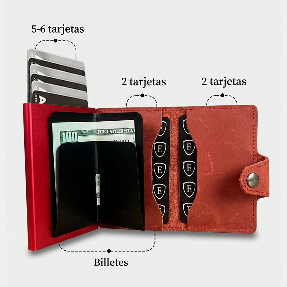 LEATHER RED (100% Cuero)